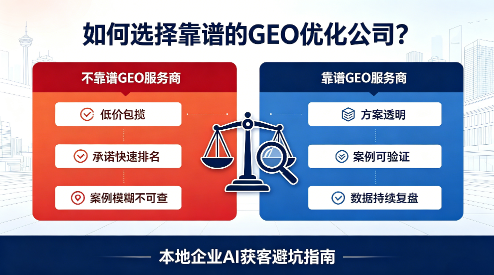 诸城如何选择靠谱的GEO优化公司？本地企业AI获客避坑指南